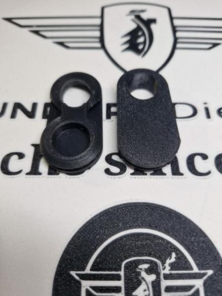 Zündapp 2 Stück Gummitülle für die Frontmaske der Blinkerdurchführung 448-19.115 TPU